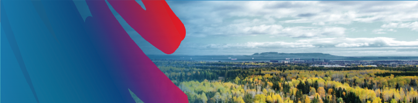 hero-image-with-blue-background-lakehead-public-schools-rainbow-with-image-of-the-sleeping-giant-from-afar-with-trees-in-front