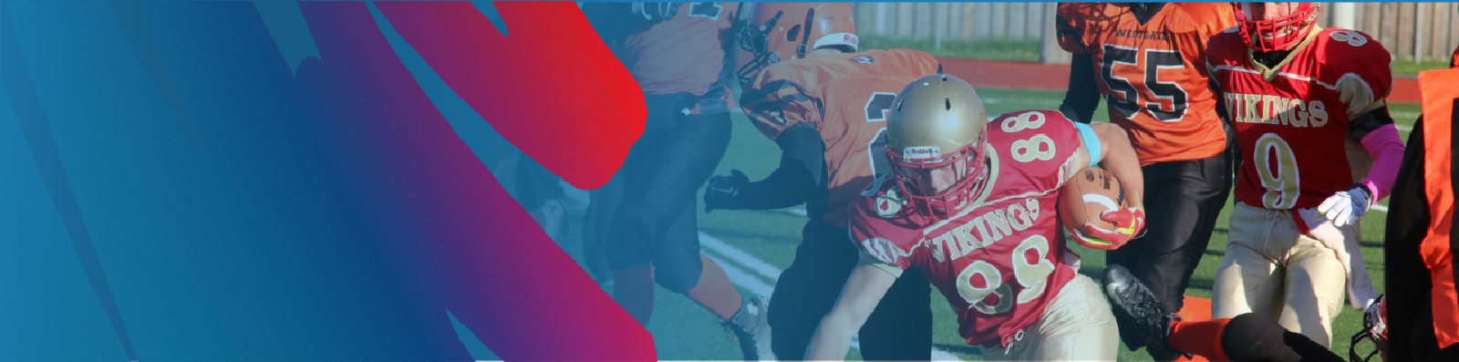 sports-hero-of-hammarskjold-and-westgate-players-playing-football-with-lakehead-public-schools-blue-and-rainbow-logo