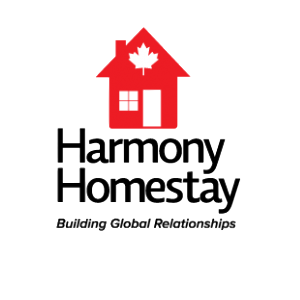 harmony-homestay-logo-with-red-house-and-name-short
