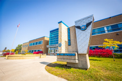 superior-cvi-school-with-statue-in-front